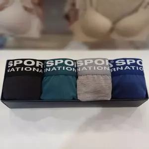 휠라언더웨어 4종세트 톤온톤 밴드매치 남성드로즈 FI4DRG1614M