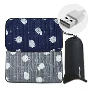 국산  DC 5V USB 탄소 온열매트 차박 캠핑 낚시 백패킹 해외여행 전기방석 무릎담요 220v 겸용 보조배터리사용 