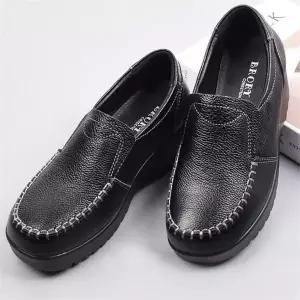 [오노마] ONM 6.5CM 키높이 통굽 효도화 할머니신발 효도화 소가죽 (S9714965)