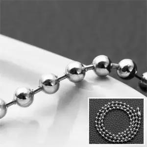 [오노마] ONM 써지컬스틸 미아방지 각체인 목걸이 2.4mm (S9806164)