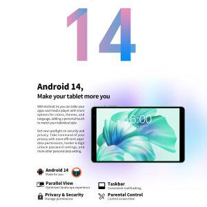 몽키 태블릿 테블릿 탭 소형 모니터 패드  Teclast P85T 안드로이드 14 PC 금속 본체 8 인치 IPS 4 4GB RAM