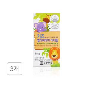 종근당건강 키즈 멀티비타민 앤 미네랄 60정 3개 TD