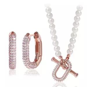 [루브르파리] 14K G.F 메르엘 귀걸이/목걸이 SET SET0386