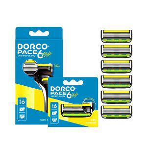 [너만아는잡화점]도루코 페이스6 스타일 6중날 면도기(기1+날6입)