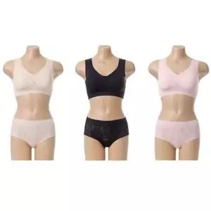 [NS홈쇼핑][비비안]심리스 무봉제 메쉬패드 노와이어 런닝브라 팬티세트 BR1730A BP1730A..[34332907]