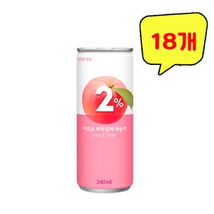 롯데칠성 이프로 부족할때 복숭아 240ml x 18개