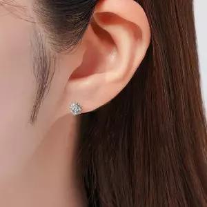 [로이드](센텀시티점)18K 최상등급 2캐럿(1ct2) 6프롱 다이아몬드 귀걸이 LEL11311D