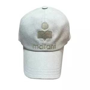 [명품] 23SS 에뚜왈 TYRONY 자수 로고 볼캡 모자 아쿠아 CQ001XFA A1C17A 61AQ