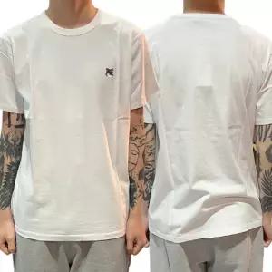 [명품] 23FW 그레이 폭스 헤드 패치 반팔티 화이트 GM00118KJ0008 P100