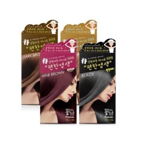 [편한염색] 펴난염색 4가지컬러 셀프 새치 편한 염색 30g x 5매