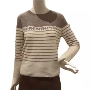 [롯데백화점]SOUP 단가라 레터링 자수 니트 풀오버 SAALK34