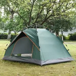 [셀러허브][프로셀러] 2~3인용 차박 원터치 텐트(그린) 캠핑 자동 오토 (S19783435)