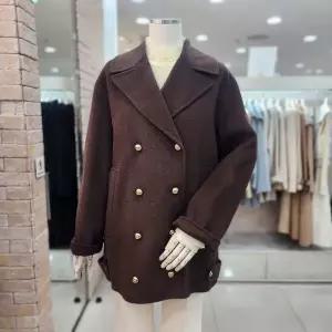 [JJ지고트] 더블 브레스트 오버핏 울 캐시미어 코트 GMBA0CTJ6_DG