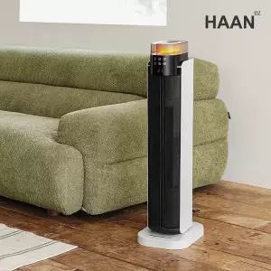 한경희 초저소음 무드등 그래핀 PTC 타워형 리모컨형 가습 온풍기 HAAN-P12000