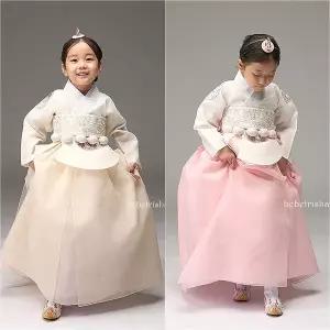 [보리보리/베베트리샤]라엘 여아돌한복 여자아기 유아 고급 여아당의한복