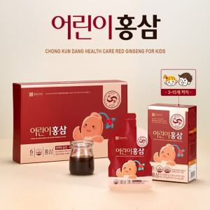 종근당 건강 어린이 홍삼 스틱 키즈 아이 홍삼 선물세트 면역력 체력증진 30포 1박스