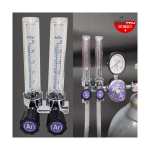 세다 2in1 알곤 조정기 이중관 알곤 가스 레귤레이터 이중 티그 게이지 아르곤 압력기