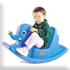 코끼리 목마 아기 타는 장난감 1인시소 실내 흔들말