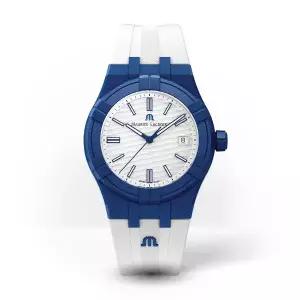 [모리스 라크로와] 아이콘 TIDE 데이트 쿼츠 40mm 러버밴드 AI2008-BBB11-300-0