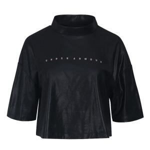 언더아머 여성 언스토퍼블 MOCK CIRE 크롭 반팔 티셔츠 1344164-001