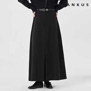 [탱커스]벨티드 맥시 플리츠 롱스커트 (TW4SK015L0)