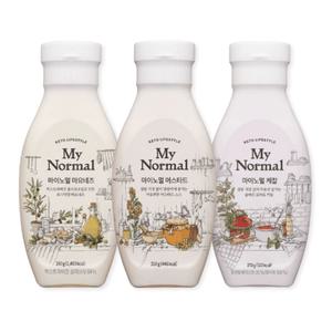 마이노멀 마요네즈 머스타드 케찹 3종세트 각1개씩 총3개