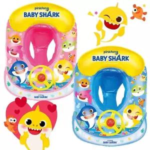 [보리보리/토이마스터]핑크퐁 아기상어 자동차 쿠션보행기