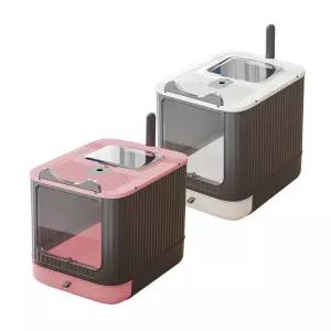 바바펫 후드형 중대형 고양이 화장실