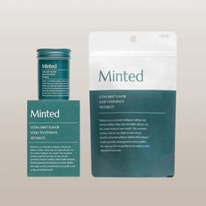 [민티드] 울트라민트 고체치약 기본형 90정+리필형 180정(4.5개월분)