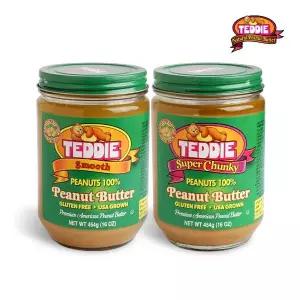 테디 땅콩100% 땅콩버터 땅콩잼  스무스 수퍼청키