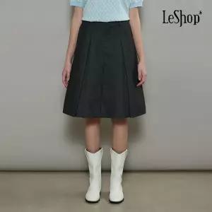 [롯데백화점]르샵 플리츠 주름 미디 스커트 (BP4SK004A)