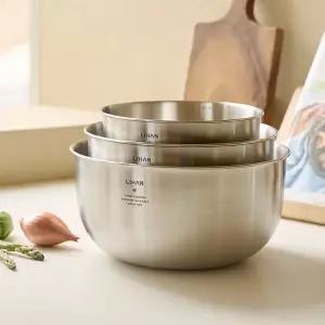 [리한]한국도자기리빙 리한 본 스텐 믹싱볼 3종세트 18+21+24cm