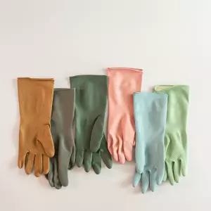 백화상점 천연 라텍스 고무장갑 10개입 설거지 장갑