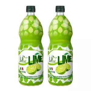 쥬시 라임주스 1000ml x 2개