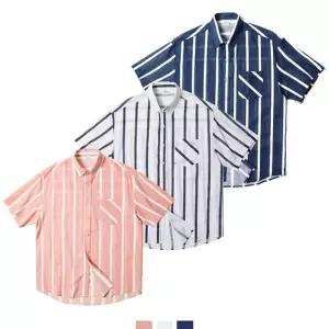 [모로엠]프롬 스트라이프 반팔셔츠 DMG-TSH-Q4393725