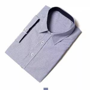 [모로엠]블루 스트라이프 남자 반팔 정장셔츠 DMG-TSH-Q4174624