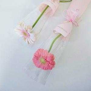 3개세트 생화한송이 소국 거베라 꽃 한송이 포장 생화택배 꽃배달싼곳