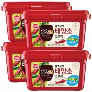 사조 해표 순창궁 태양초 고추장 1.9kg x 4개 / 장류