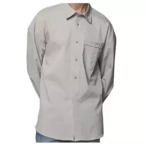 [롯데백화점]본 남성 S/S 플라켓 언밸런스 펜슬포켓 오버핏 셔츠 라이트 베이지 BN3SBA622LB