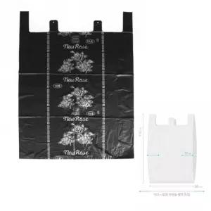 국산 특대형 두꺼운 비닐봉투 80X110X10CM 손잡이 봉지 이불봉투