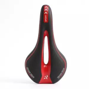 홈이 긴 전립선 보호 슬림 자전거 안장 레드 레일방식 안장봉 교체용