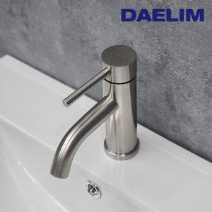 대림 무광 FL-T102MS실버 니켈 스텐 욕실 세면기 세면대 원홀 수전 수도꼭지 세면 도비도스