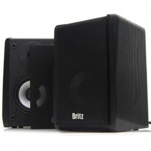 브리츠 AV단자 Hi-Fi 2채널 MDF 우든 PC 스피커 BR-1000A plus