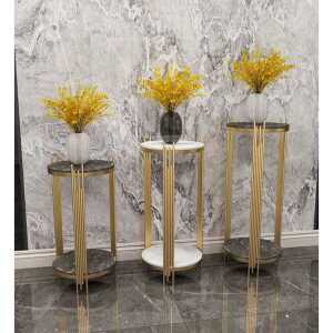 북유럽 화분받침 골드 거실 선반 스탠드 장식품 받침대