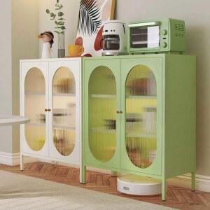 카페장 부엌 그릇장식장 다용도 좁은 낮은 그릇 홈카페장 홈카페 찻장 수납장 엔틱