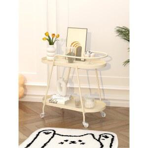 소형 이동식 기본 인테리어 카트 모던 B라인 디자인 보비 이층 모델 가정용