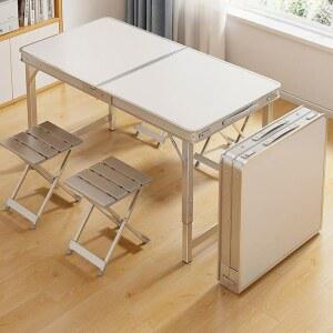 야외용 접이식 테이블 60X60X55CM 작업대 포차 스텐 스텐테이블 베란다 100CM