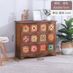 엔틱 3단 원목5단서랍장 140 히코리25X30 빈티지서랍장 앤틱 원목 인테리어 소품 거실