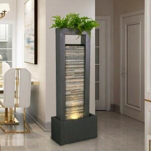 실내분수대 조경시설물 소형 높이 실내분수 호수 분수대 수조 조경 사무실 인조 실내