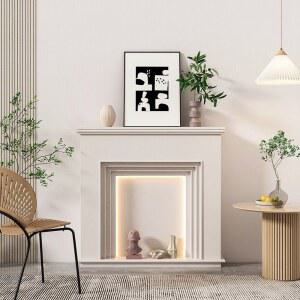 원목 책장 악세사리 콘솔 티비 문뒤선반 철제 스탠드 슬림 아트월 매장화이트벽난로 선반 구름